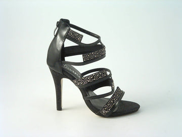 Glitz Shoes Divine Diamante Caged Strap Sandals Glitz Shoes